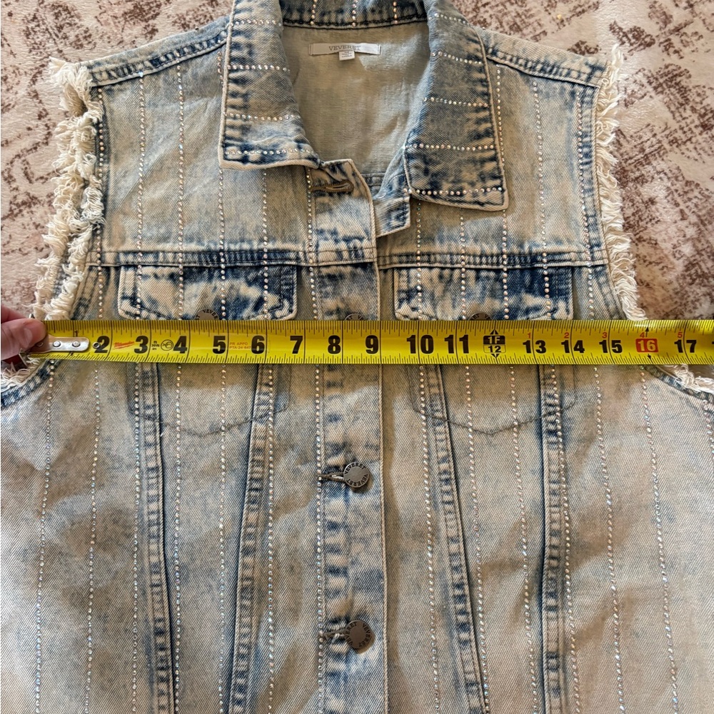 VeVeret Light Blue Denim Vest - Picture 9 of 10